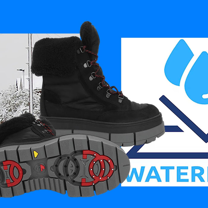 Waterproof winter snow boots with OC ice grip soles. Buy now at ICEGRIPPER.