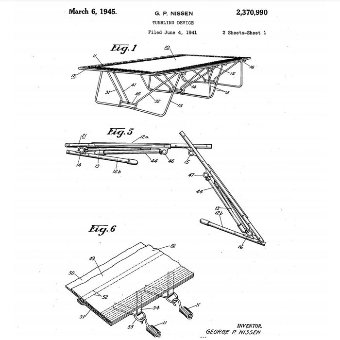 Trampoline Patent