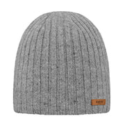Crafted from 100% soft virgin wool, the Haakon men’s beanie, in Heather Grey delivers luxurious comfort and enduring warmth. Its rib-knit precision ensures a snug, secure fit—perfect for icy commutes or mountain strolls. Inside, a plush polyester fleece headband provides itch-free coziness while keeping chills at bay. Buy now at ICEGRIPPER.