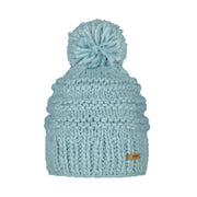 Barts Jasmin, Ice, is a classic hand knitted beanie showcases a beautiful rib pattern, topped with a playful pom. Designed with a higher fit, it offers a chic and modern look. The fleece lined headband provides a comfortable fit. Strolling city streets? Sipping coffee by the piste? Gearing up for an adventure? The Jasmin Beanie is your perfect cold-weather companion. Buy now at ICEGRIPPER.