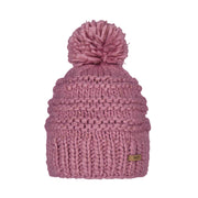 Barts Jasmin, Pink, is a classic hand knitted beanie showcases a beautiful rib pattern, topped with a playful pom. Designed with a higher fit, it offers a chic and modern look. The fleece lined headband provides a comfortable fit. Strolling city streets? Sipping coffee by the piste? Gearing up for an adventure? The Jasmin Beanie is your perfect cold-weather companion. Buy now at ICEGRIPPER.
