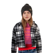 Barts Jasmin, Dark Heather, is a classic hand knitted beanie showcases a beautiful rib pattern, topped with a playful pom. Designed with a higher fit, it offers a chic and modern look. The fleece lined headband provides a comfortable fit. Strolling city streets? Sipping coffee by the piste? Gearing up for an adventure? The Jasmin Beanie is your perfect cold-weather companion. Buy now at ICEGRIPPER.