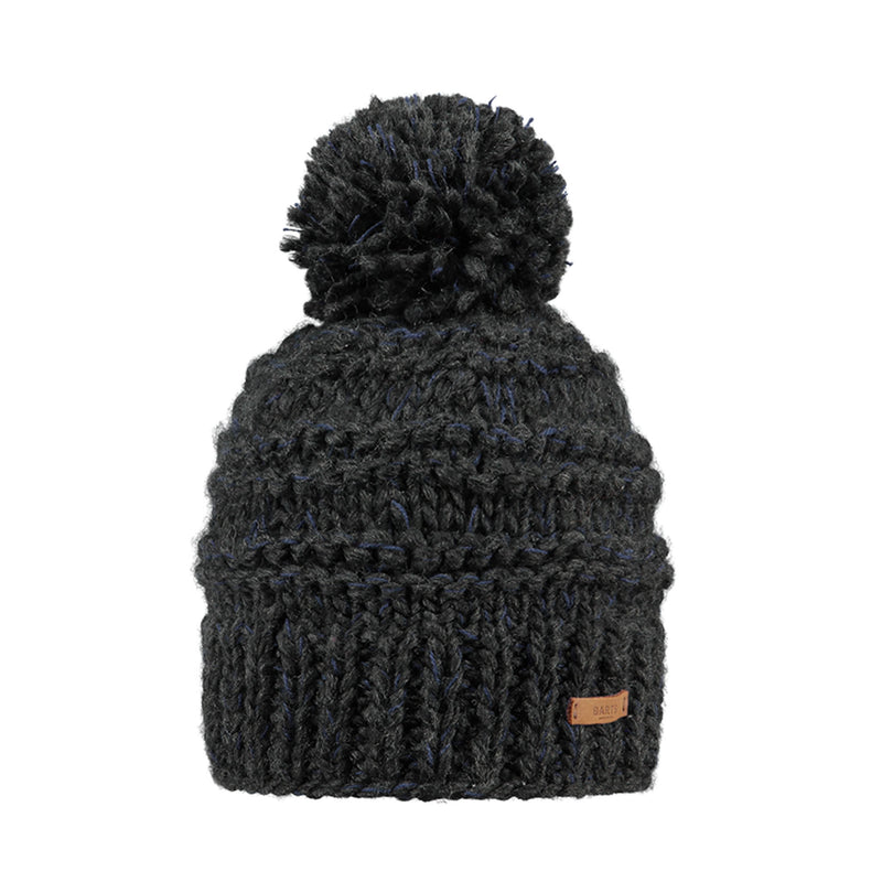 Barts Jasmin, Dark Heather, is a classic hand knitted beanie showcases a beautiful rib pattern, topped with a playful pom. Designed with a higher fit, it offers a chic and modern look. The fleece lined headband provides a comfortable fit. Strolling city streets? Sipping coffee by the piste? Gearing up for an adventure? The Jasmin Beanie is your perfect cold-weather companion. Buy now at ICEGRIPPER.
