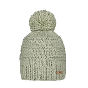 Barts Jasmin, Stone, is a classic hand knitted beanie showcases a beautiful rib pattern, topped with a playful pom. Designed with a higher fit, it offers a chic and modern look. The fleece lined headband provides a comfortable fit. Strolling city streets? Sipping coffee by the piste? Gearing up for an adventure? The Jasmin Beanie is your perfect cold-weather companion. Buy now at ICEGRIPPER.