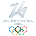 Logo for Milano Cortina 2026 Winter Olympic Games. The Olympic rings on a white background.