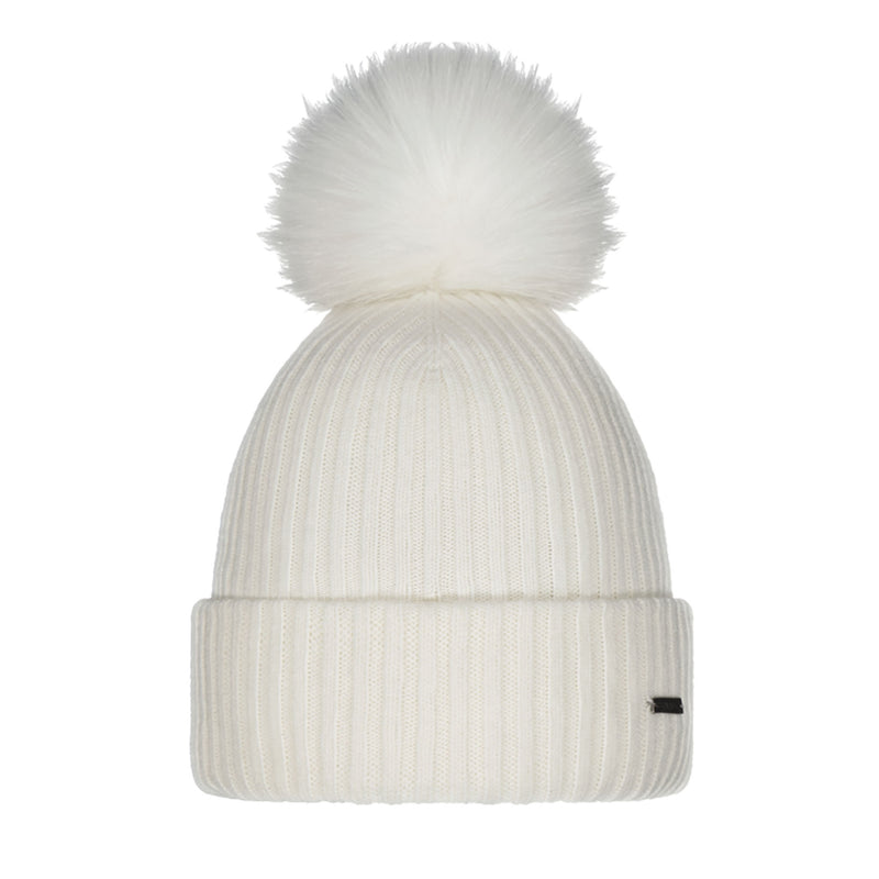 Why wear a regular beanie when you can rock one with a statement pom? The Kenzie Beanie, Cream is all about cozy comfort with a playful twist. Buy now at ICEGRIPPER.