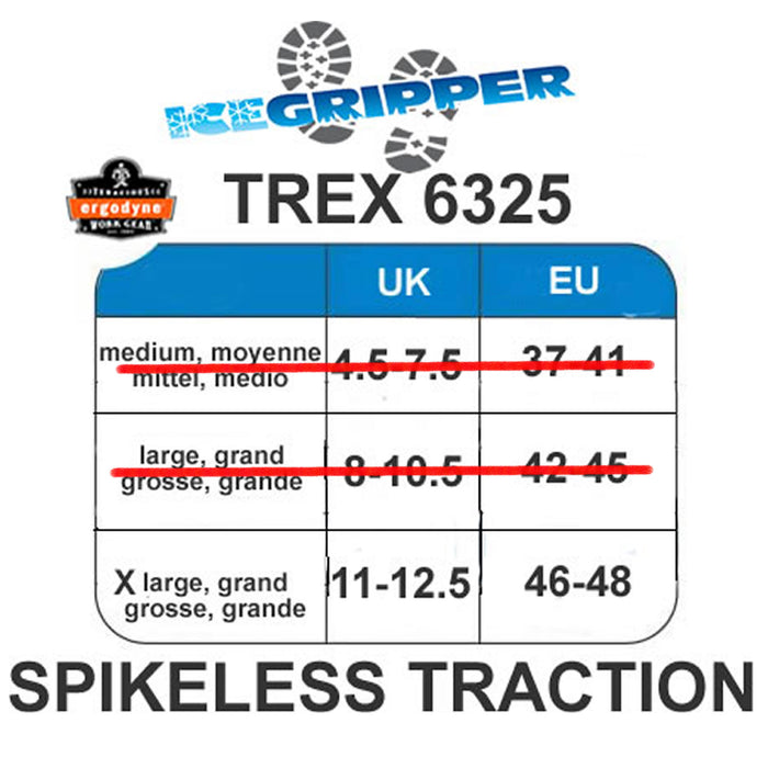 Traction sans crampons Ergodyne TREX 6325