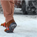 K1 Mid Sole Ice Cleat does not have to be taken off when entering a shop or store from a snowy and icy pavement. Order now from ICEGRIPPER