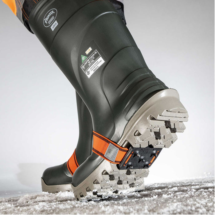 K1 Mid Sole Ice Cleats can be used on wellies, boots and a variety of different types of footwear.