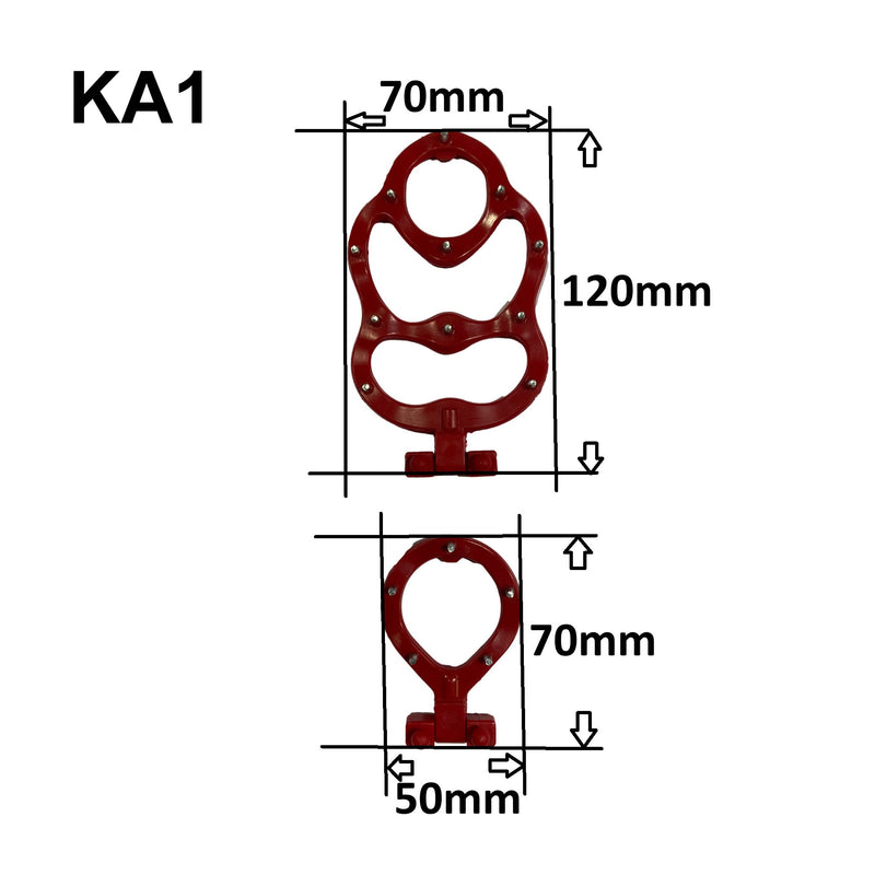 KA1 OC system replacement cleat set dimensions