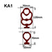 KA1 OCsystem replacement cleat set dimensions