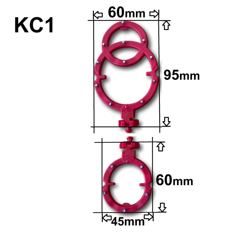 KC1 OCsystem replacement cleat set dimensions
