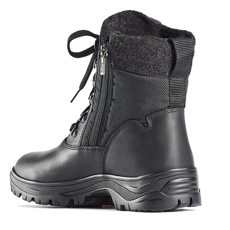 KURSK TEX OC Black Mens Premium York Leather Thermal Ice Grip Boot