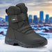 The Kiew is a contemporary stylish men's snow boot with a quick close strap.