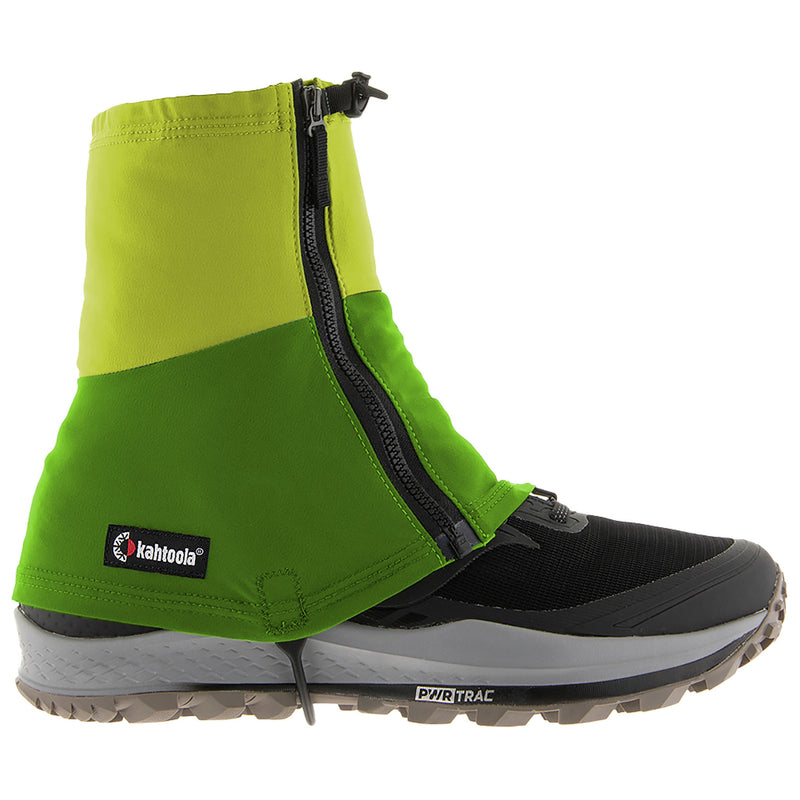 Kahtoola INSTAgaiter, Mid in Kiwi is your go-to gaiter for dynamic protection and lasting comfort on the move. Designed for high-energy pursuits like trail running and hiking, this is Kahtoola’s lightest and most breathable gaiter yet. Buy now at ICEGRIPPER.