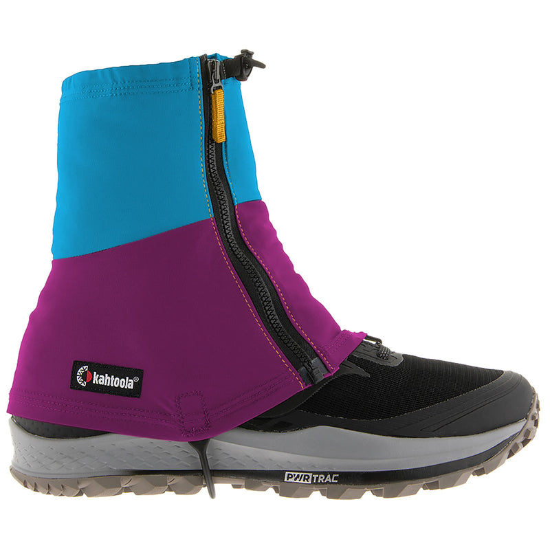 Kahtoola INSTAgaiter, Mid in Lupine is your go-to gaiter for dynamic protection and lasting comfort on the move. Designed for high-energy pursuits like trail running and hiking, this is Kahtoola’s lightest and most breathable gaiter yet. Buy now at ICEGRIPPER.