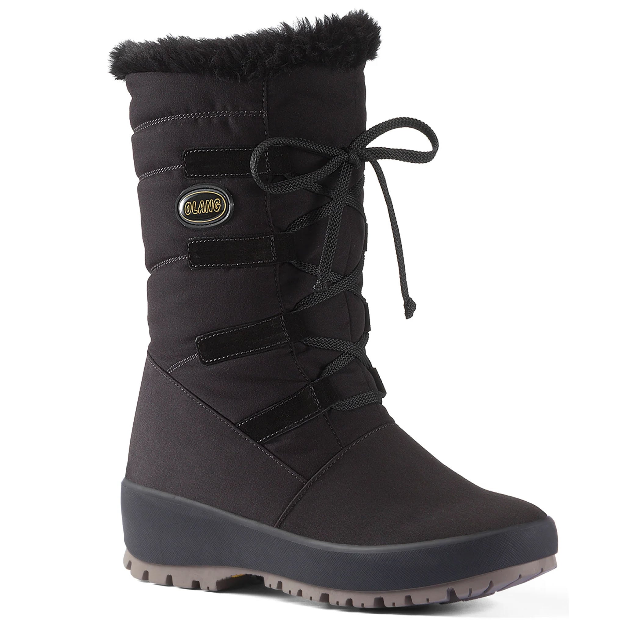 Olang NORA TEX OC Black Winter Boot — ICEGRIPPER