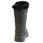 Mammal Seren OC Black Women's Winter Boots with faux fur trim adding glamour as well as helping to keep the weather out. Buy now at ICEGRIPPER