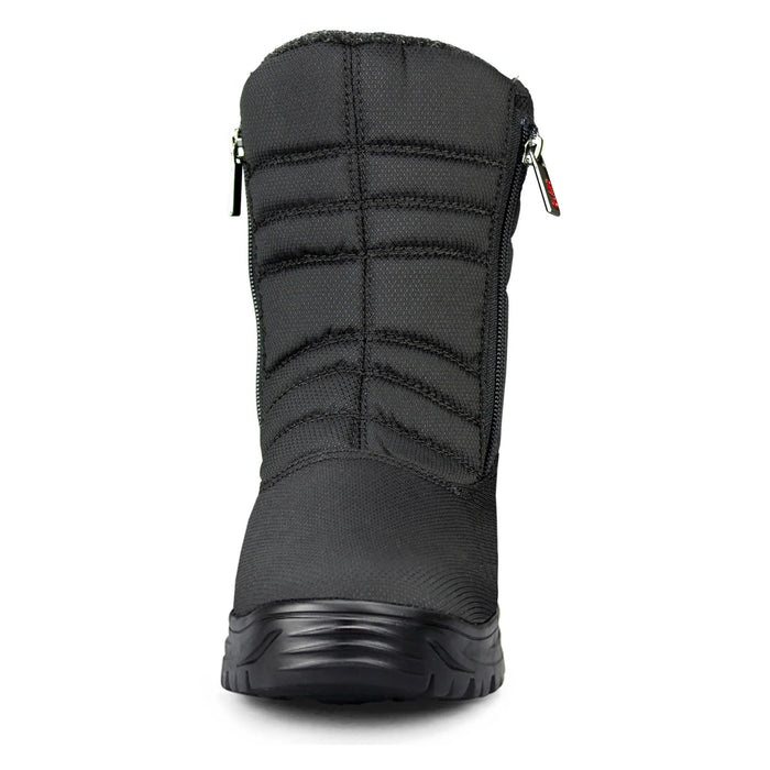 Modern styling is a feature of Olang Tatra TEX OC Mens Winter Ice Grip Thermal Snow Boots, Black