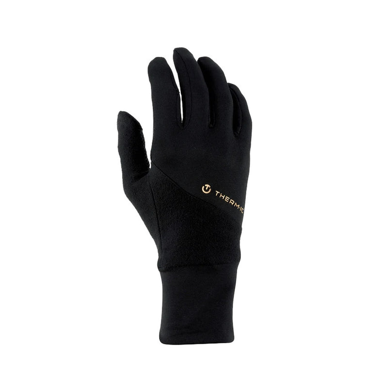 Active Light Tech Glove in Black. Showing glove rear to demonstrate shape and fit. Buy now at ICEGRIPPER.
