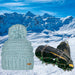 Ice Jasmin Barts Beanie, paired with ICEGRIPPER ACTIVspikes, as a special 'bundle' offer for the 2026 Milano-Cortina Winter Olympics. Both products superimposed over a snowy ski slope background.