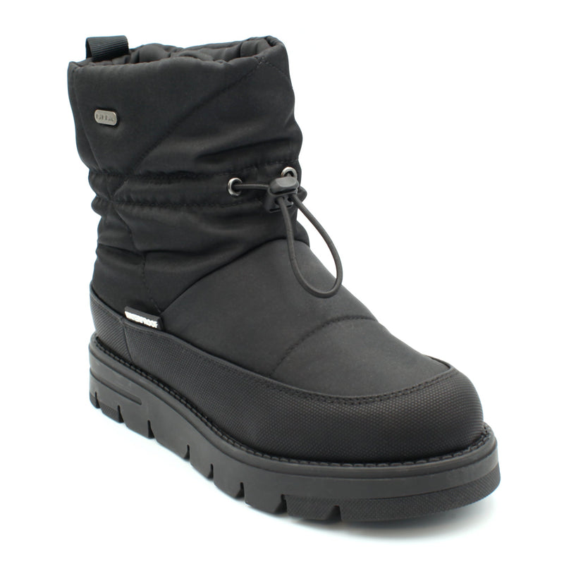 Mammal Amelie OC Black women's waterproof pull-on winter boot with retractable ice grips