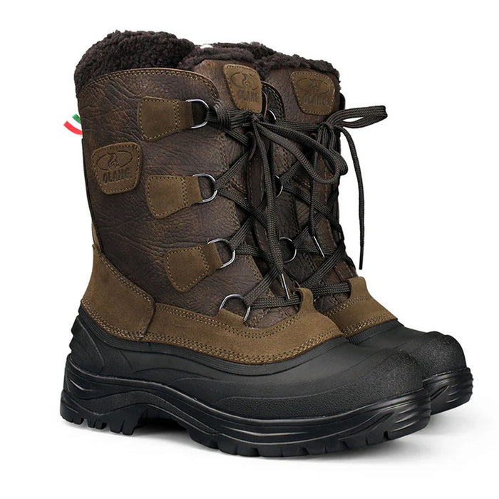 Olang Bucefalo OC  is a classic Mens Winter Thermal Snow Boot. With the addition of OC system anti slip, on/off, built in ice grips. Buy it now at ICEGRIPPER