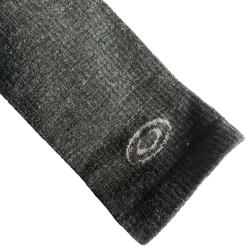 BV Sport TRAIL ULTRA HIGH Merino Trail Running Socks. A close-up of the sock cuff, shown against a plain white background.