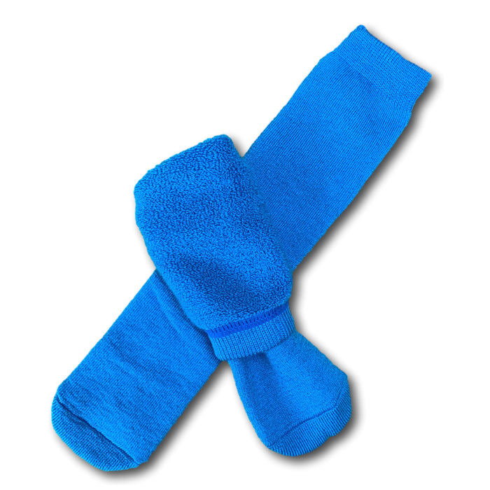 Premium 14" Child Thermal Tube Sock, EU 23-30, UK 6-12, Electric Blue