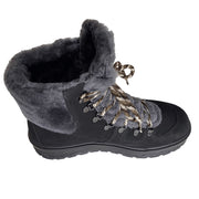 Olang Ginevra OC, Black, brings together luxurious Italian design and serious winter functionality. This modern ankle boot redefines cold-weather comfort with the perfect balance of style and warmth. With on/off ice grip soles for safe walking on icy and snowy surfaces. Buy now at ICEGRIPPER.
