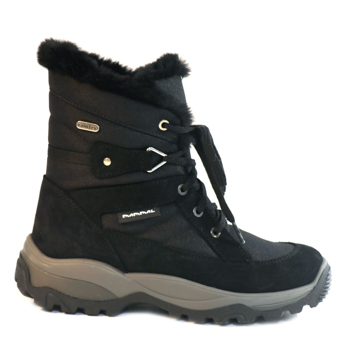 Imagine wearng this on your ski holiday. Mammal Iona OC Women's Winter Boots in Black, available now at ICEGRIPPER