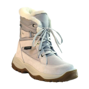Mammal Iona OC Women's Winter Boots in white. Get yours at ICEGRIPPER.  This winter boot features the amazing OC System on/off ice grip soles.