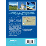 Rear cover of Switzerland's Jura Crest Trail Guide Book, now available at ICEGRIPPER.