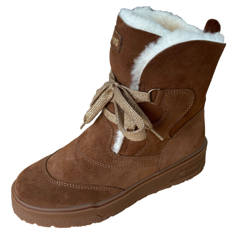 Olang Lappone OC Women's Winter Ice Grip Thermal Snow Boots, Tan 41