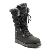 Mammal Leah OC Black women's full-length waterproof winter boot with retractable ice grips