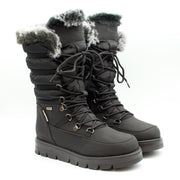 Mammal Leah OC Black full-length winter boots shown as a pair