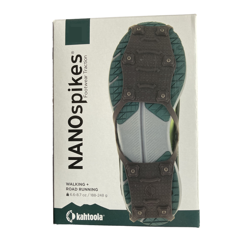 Pack image for Nanospikes in Olympic Coast. Buy your low profile Nanospikes, perfect for urban running and walking at ICEGRIPPER