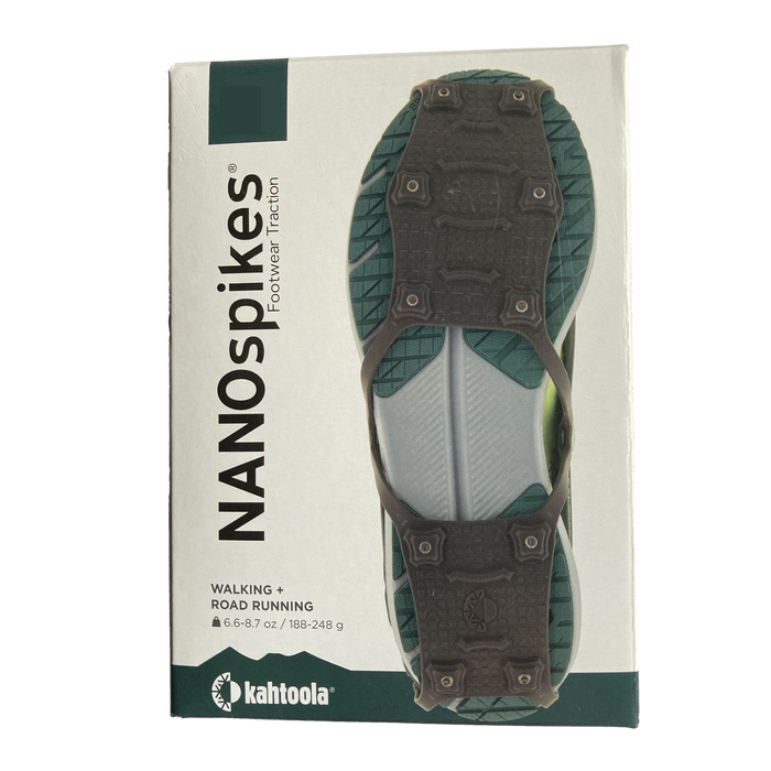 Pack image for Nanospikes in Olympic Coast. Buy your low profile Nanospikes, perfect for urban running and walking at ICEGRIPPER