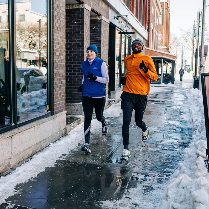 Nanospikes are used by urban runners. They are an excellent traction aid for running or walking hwen conditions are patchy. Buy now at ICEGRIPPER.