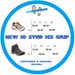 New ICEGRIPPER Ten Stud Ice Grip Size Guide buy at www.icegripper.co.uk