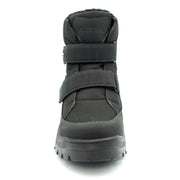 Front view of Mammal Odin OC Black men's winter boot with double hook-and-loop closure