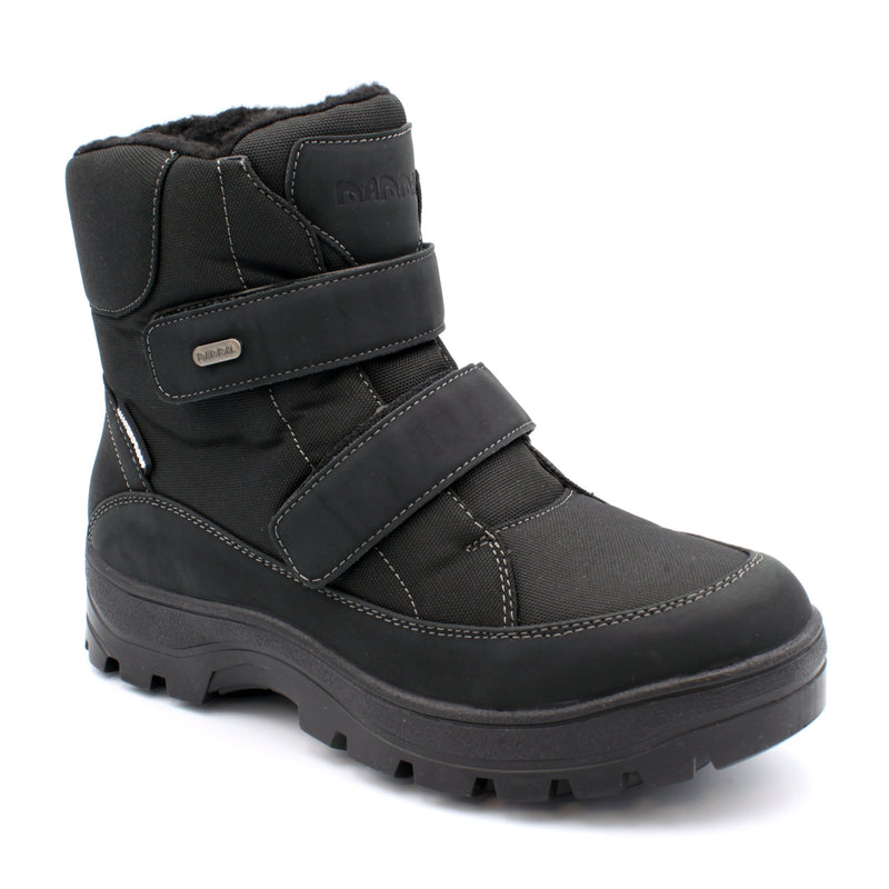 Mammal Odin OC Black men's waterproof winter boot with retractable ice grips