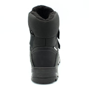 Rear view of Mammal Odin OC Black men's waterproof winter boot