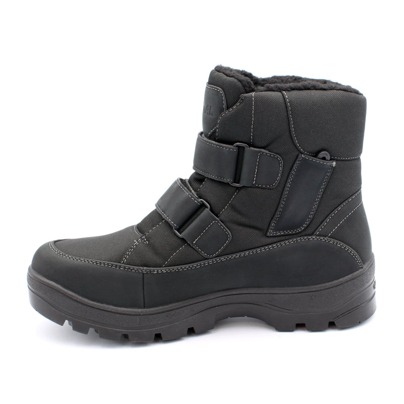 Left-side view of Mammal Odin OC Black men's waterproof winter boot