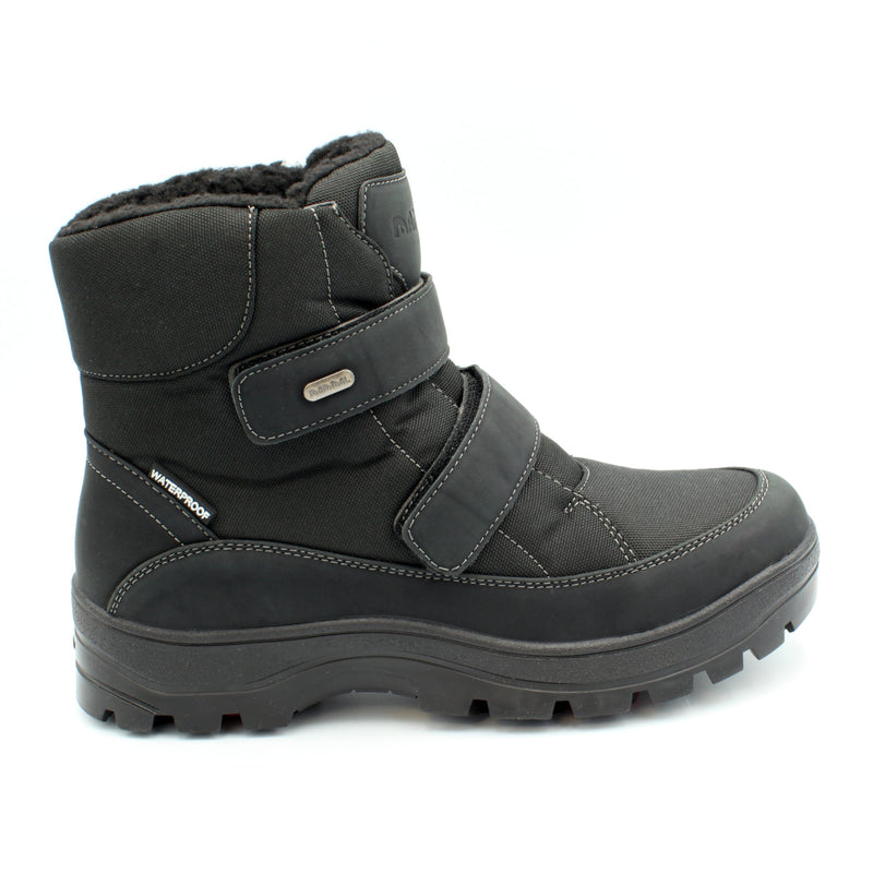 Right-side view of Mammal Odin OC Black men's waterproof winter boot