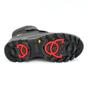 Mammal Odin OC Black contoured rubber outsole with retractable cleats folded away