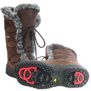 Step into winter with confidence and style in the latest iteration of the Oribi OC Boot. Combining sleek Italian design with practical cold-weather features. This chic boot is the perfect choice for when temperatures plummet or snow blankets the ground. With on/off ice grip soles - buy now at ICEGRIPPER.