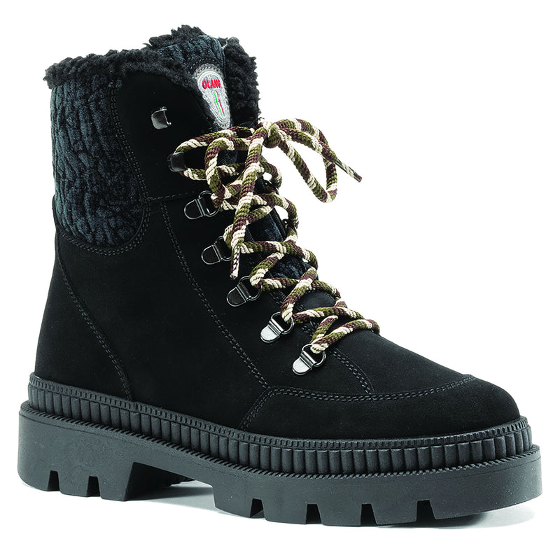Olang Praga OC Tex Women's Winter Boots with Ice Grips - Black