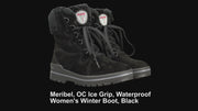 Meribel OC Ice Grip BTX Black is a classic ankle boot, ideal for every situation and packed full of features, for comfort that you will not want to confine just to winter. Buy now at ICEGRIPPER.