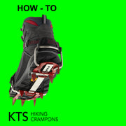 VIDEO-Kahtoola KTS Hiking Crampons. How to fit.